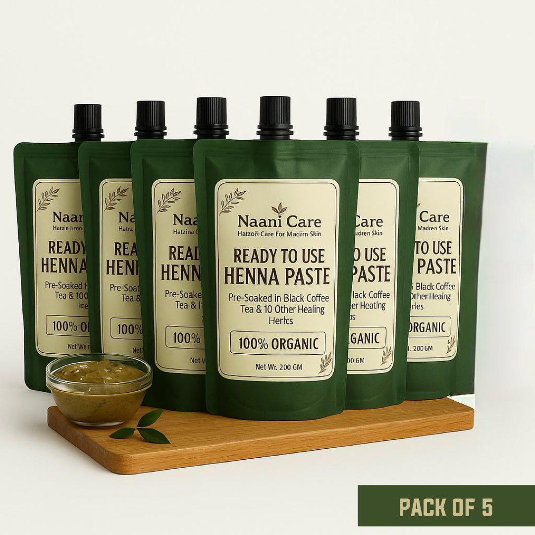Ready-to-Apply Heena Paste with Dark Roasted Coffee - 200g each